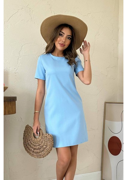 Kısa Kol Atlas Mini Elbise modelleri