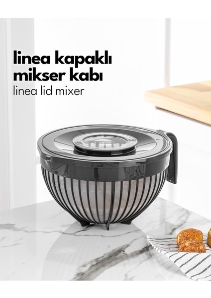 Linea Kapaklı Mikser Kabı 3 Litre modelleri