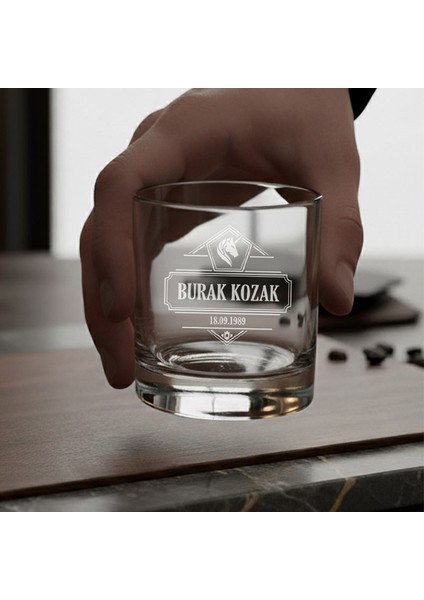 Arkadaşa Özel Isim Yazılı 2’li Classic Scotch Viski Glass Seti fiyatları