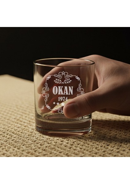 Kişiye Özel Isim Yazılı 2’li Kentucky Bourbon Tumbler Seti fiyatları