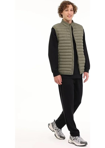 Star Vest Erkek Yelek - Haki