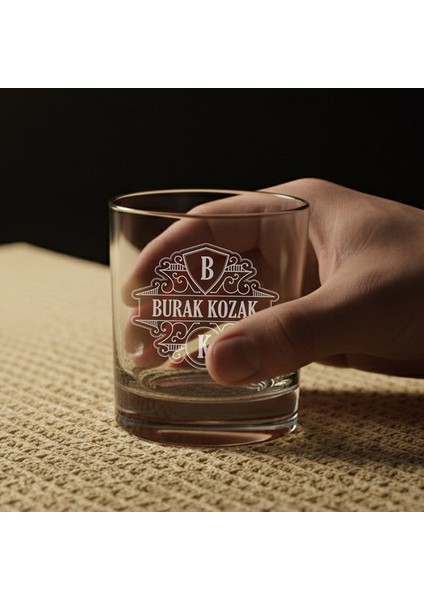 Premium Kutulu 2’li Kişiye Özel Isim Yazılı Highland Scotch Bardakları fiyatları