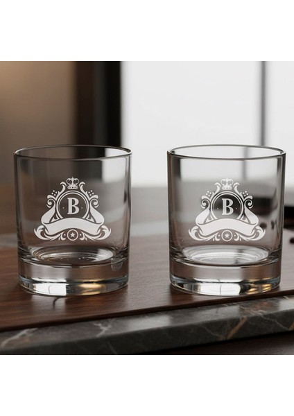 Sevgiliye Özel Hediyelik 2’li Lowland Scotch Kişiye Özel Viski Bardağı Seti