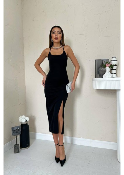 Sırt Dekolteli Elbise