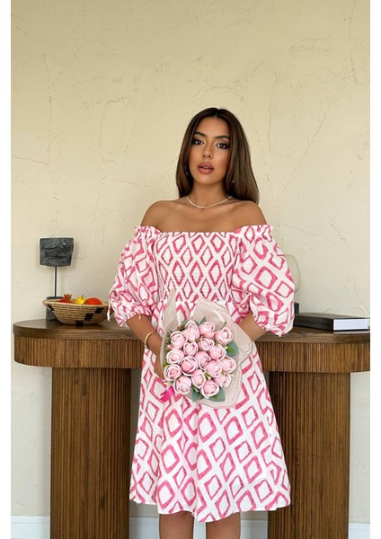 Kare Desenli Yazlık Elbise fiyatları