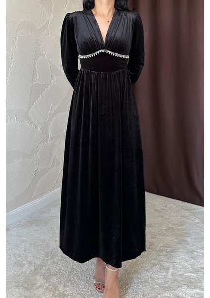 Göğüs Altı Taşlı Elbise fiyatları