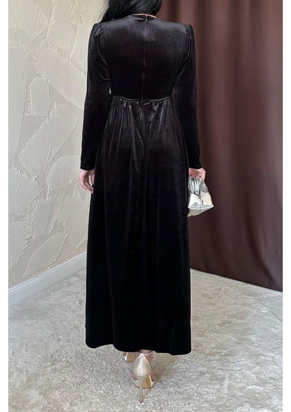 Göğüs Altı Taşlı Elbise modelleri