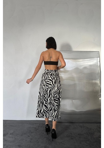 Saten Lastikli Etek modelleri