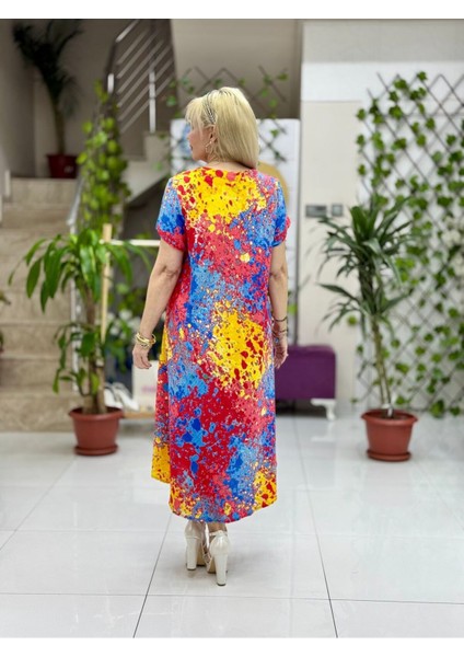 FD17142 Viskon Frida Elbise modelleri