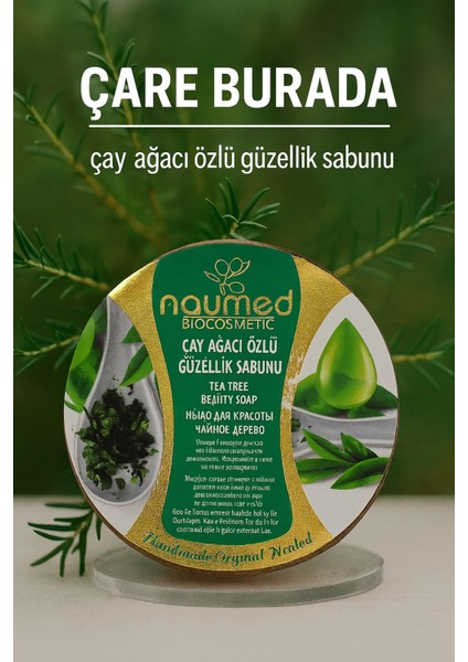 Naumed Biocosmetic - Çay Ağacı Özlü Güzellik Sabunu