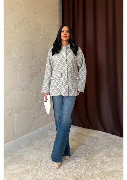 Polar Baklava Ekose Ceket