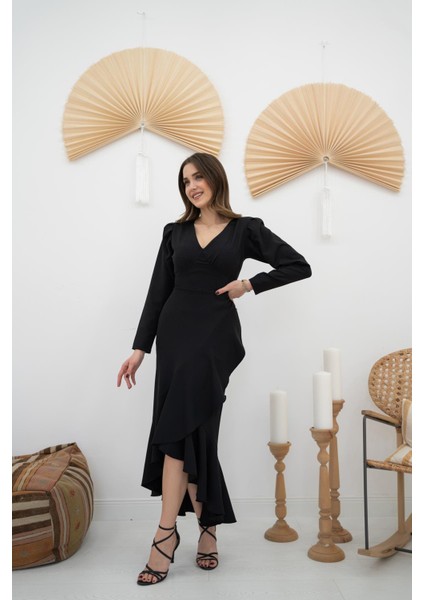 Volanlı Atlas Elbise fiyatları