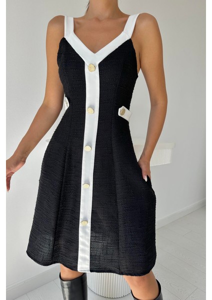 Süs Cepli Askılı Elbise modelleri