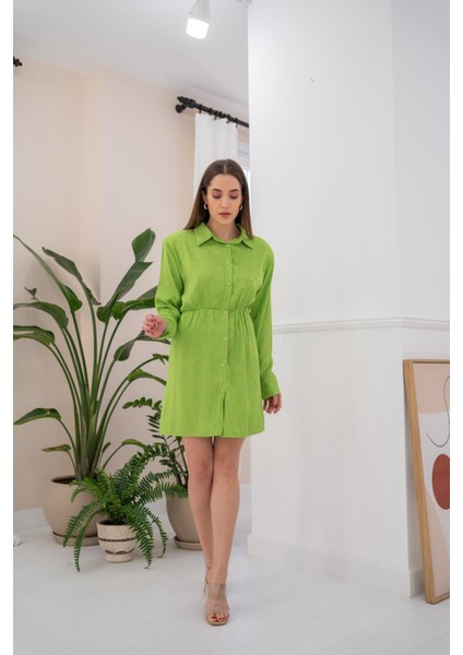 Desenli Jakar Elbise