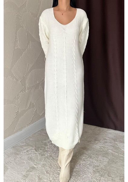 Kemerli Triko Elbise fırsatları