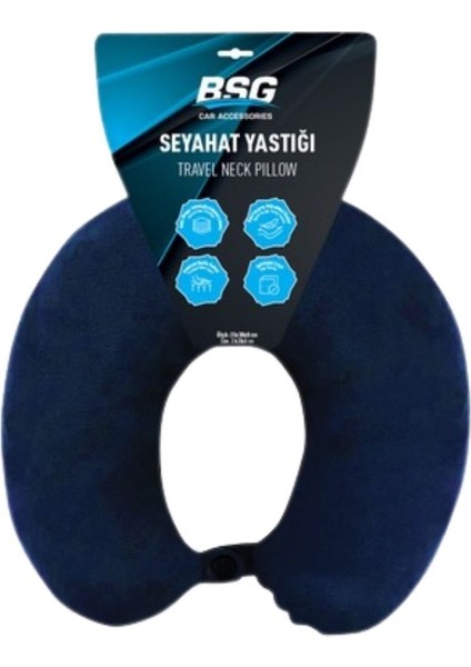 Akıllı Süngerli Seyahat Boyun Yastığı