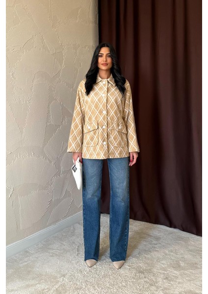 Polar Baklava Ekose Ceket