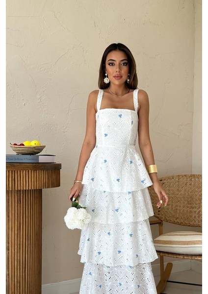 Kat Kat Arkası Bağlamalı Elbise modelleri