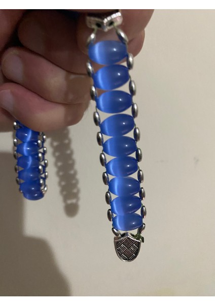 Özel Tasarım Mavi Kedigözü Tesbih indirimleri