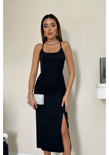 Sırt Dekolteli Elbise modelleri