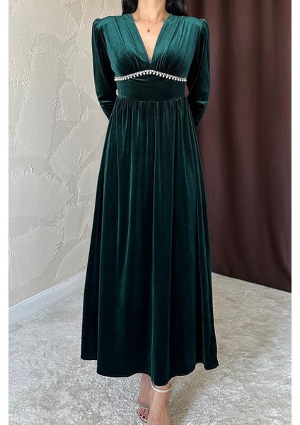 Göğüs Altı Taşlı Elbise fiyatları