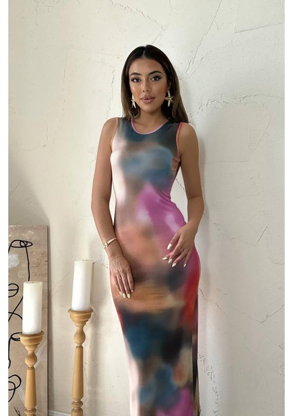 Batik Desenli Elbise modelleri