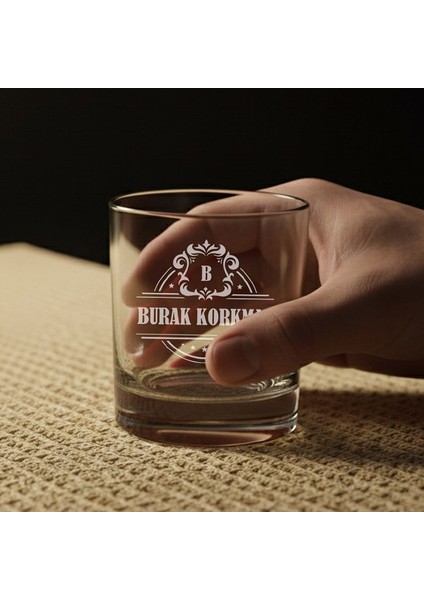 Hediyelik 2’li Kişiye Özel Isim Yazılı Single Malt Viski Bardağı Seti fiyatları