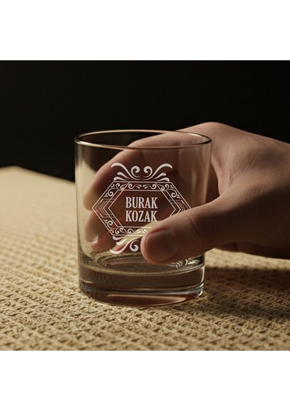 Premium Kutulu 2’li Kristal Kesim Kişiye Özel Malt Viski Viski Bardakları fiyatları