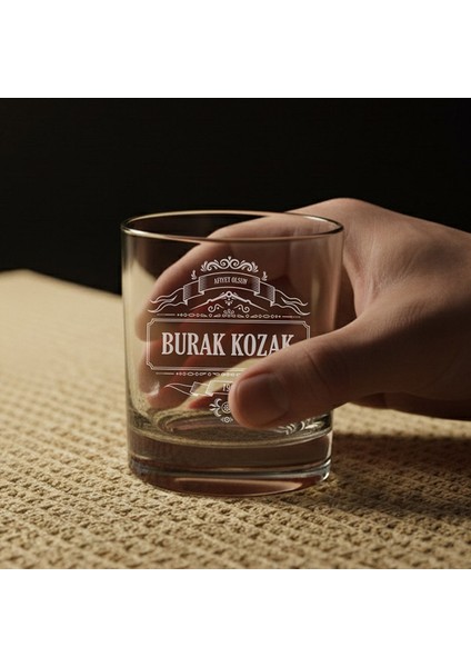 Sevgiliye Hediye Kutulu 2’li Kişiye Özel Isim Yazılı Bourbon Barrel Bardakları fiyatları