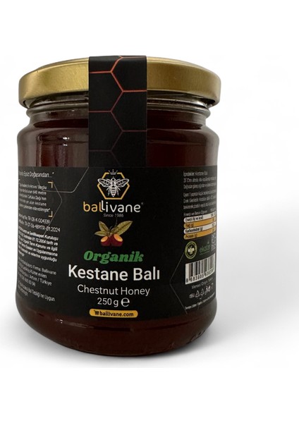 Artvin Borçka Organik Kestane Balı 250g [YENİ SEZON]