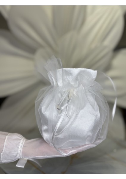 Isim Tarih Yazılı Gelin Takı Çantası Kesesi modelleri