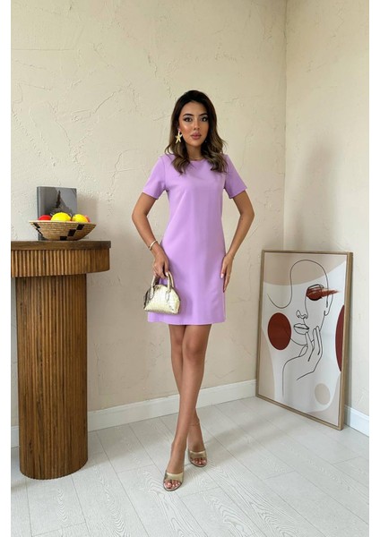 Kısa Kol Atlas Mini Elbise fiyatları