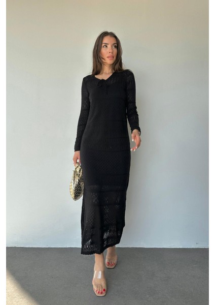 Astarlı Triko Elbise