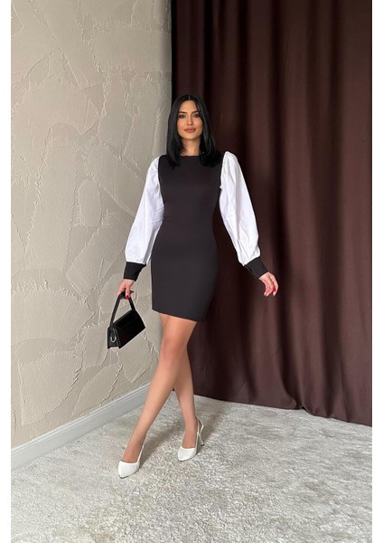 Kolu Dakron Atlas Elbise modelleri