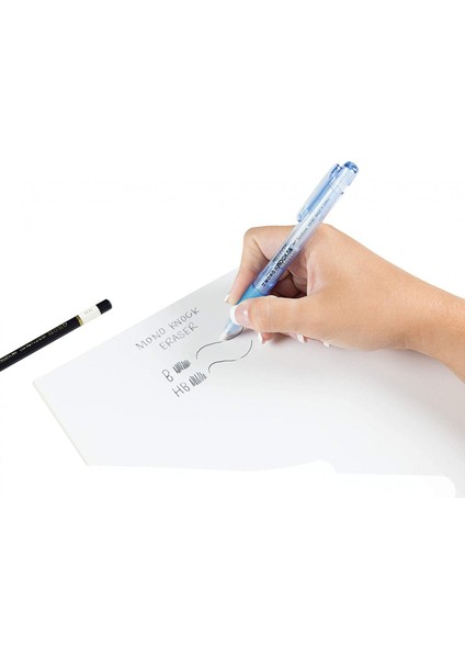 MONO Knock 3.8mm Kalem Silgi Şeffaf Mavi modelleri
