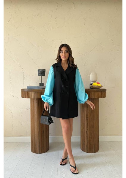 Garnili Ceket Elbise