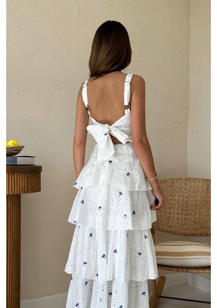 Kat Kat Arkası Bağlamalı Elbise fırsatları