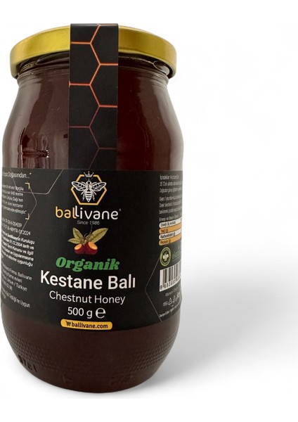 Artvin Borçka Organik Kestane Balı 500gr[YENİ SEZON]