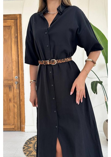 Keten Kısa Kollu Elbise fırsatları