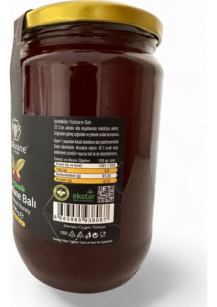 Artvin Borçka Organik Kestane Balı 1kg[YENİ SEZON] modelleri
