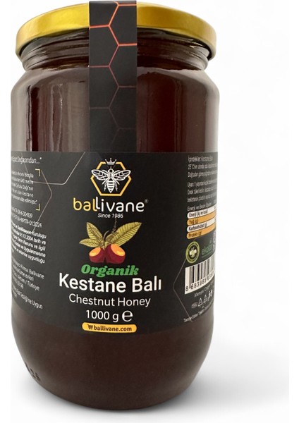 Artvin Borçka Organik Kestane Balı 1kg[YENİ SEZON]