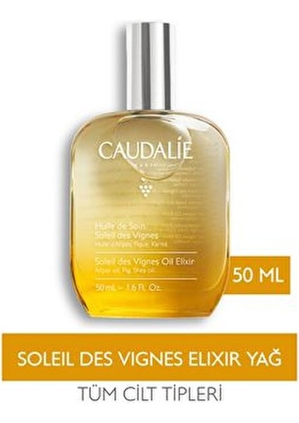 Huile De Soin Soleil Des Vignes 50 ml Arındırıcı Etkili Vücut Bakım Yağı