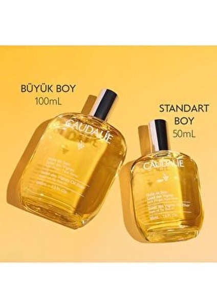 Huile De Soin Soleil Des Vignes 50 ml Arındırıcı Etkili Vücut Bakım Yağı