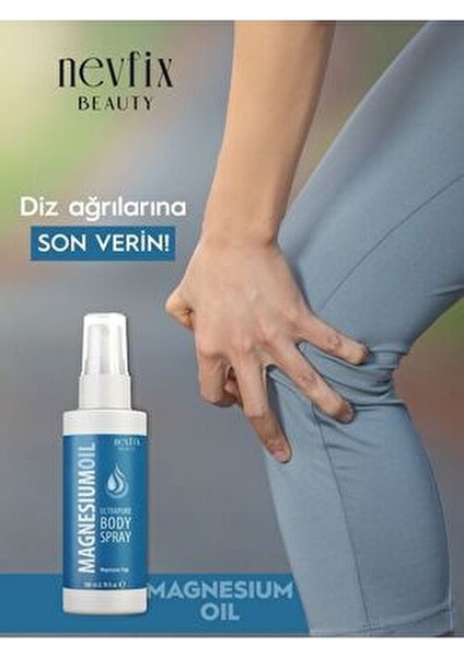 Beauty Magnezyum Klorür Yağı 200 ml Tüm Cilt Tipleri için Ağrı Giderici Etki