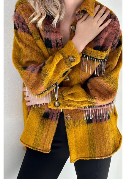 Buklet Cepli Zincir Taşlı Gömlek modelleri