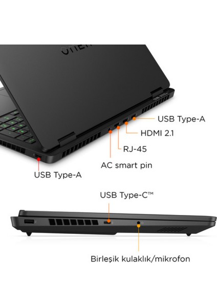 Omen 16-AM0018NT Ultra 7-255H 64-Gbddr5 2 Tbssd RTX5060 (8GB-115W) 16" 165Hz Windows 11 Pro + Hmf Sırt Çantası BQ1Z1EAHMF23 indirimleri