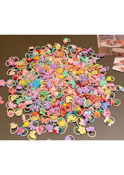 16 Adet (8 Set) Kız Çocuk Lastik Toka Seti Kız Çocuk ve Kız Bebek Karışık Lastik Toka Seti fiyatları