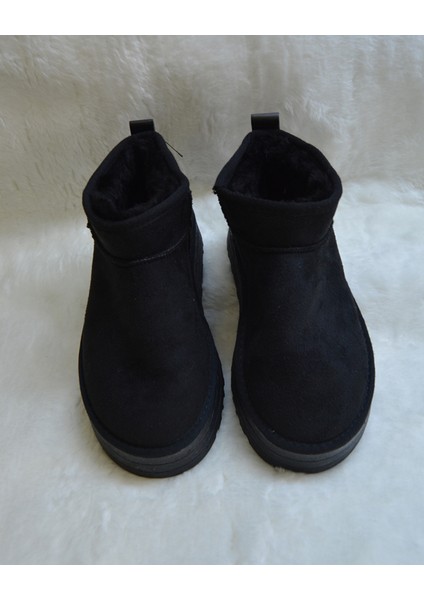 Kadın Kalın Taban Ultra Mini Süet Bot Kışlık Bot & Bootie fırsatları