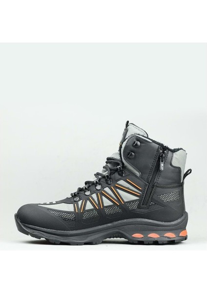 2223-JAMPER Anatomik Kaydırmaz Tabanlı Soft Shell Outdoor Trekking Erkek Fermuarlı Spor Bot - NKT02223-GRI-41 fiyatları