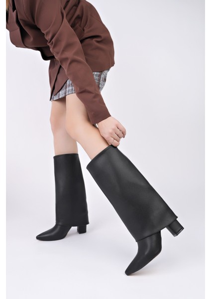 Rebeca Sivri Burun Kalın Topuklu Kadın Çizme fiyatları